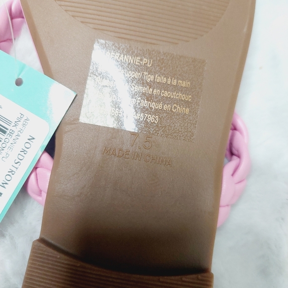 New Bundle of 2 Abound Frannie Brown/ Pink Braided Slip On Sandal S228 - Picture 10 of 11